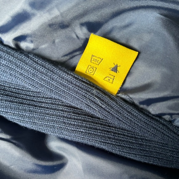 Daisy Brand Quilted Vest Navy with Gold Accents Lightweight Ladies Size Med - Picture 14 of 14